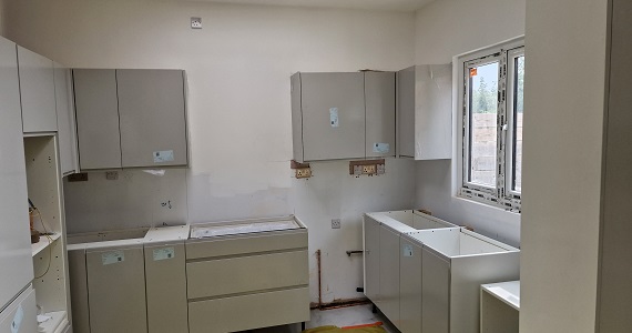 calacatta gold quartz kitchen worktop befor