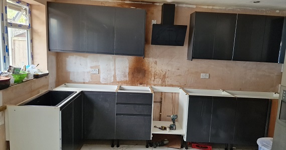 eclipse quartz kitchen worktop befor