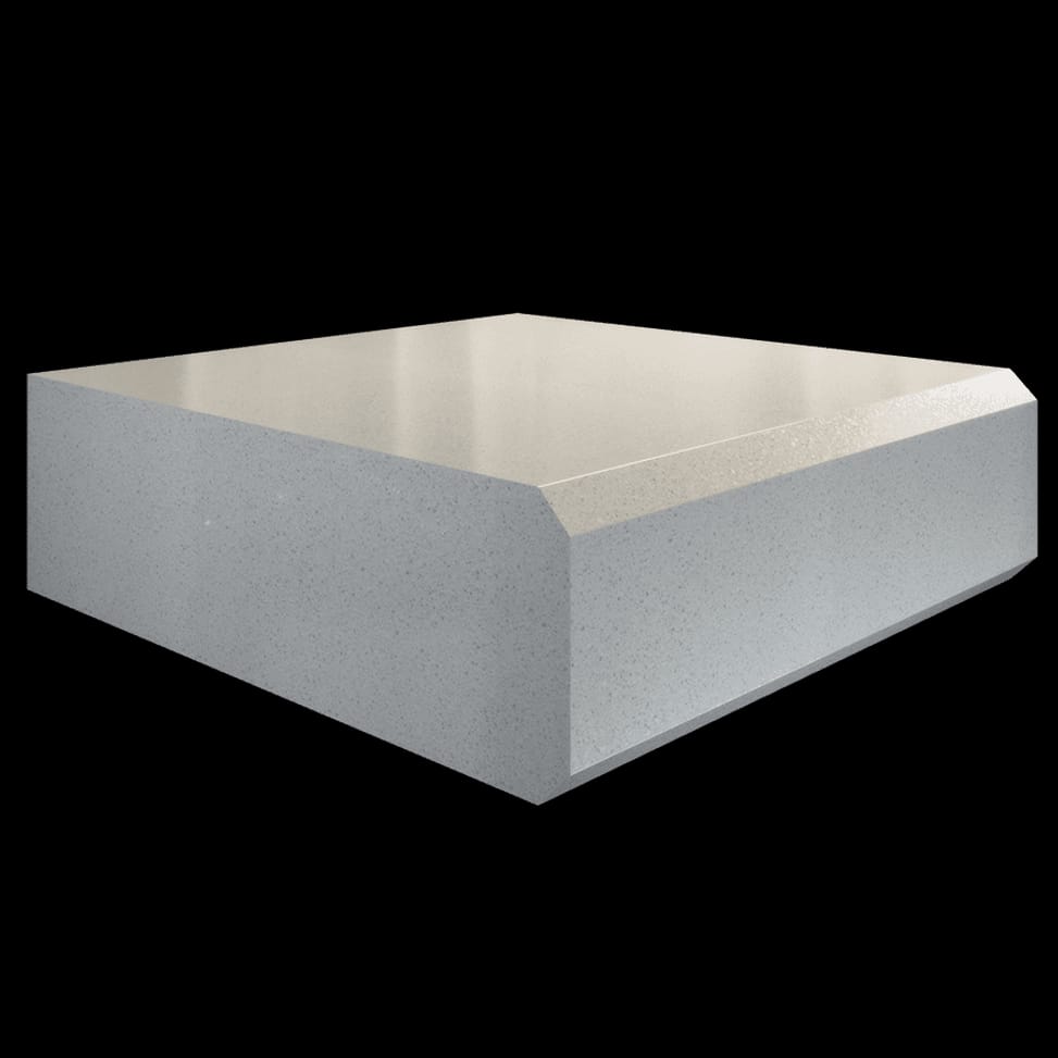 Double Bevel kitchen worktop edge profile
