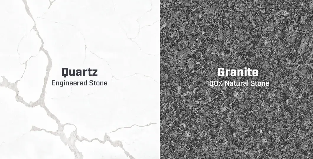 Quartz vs granite worktops UK comparison