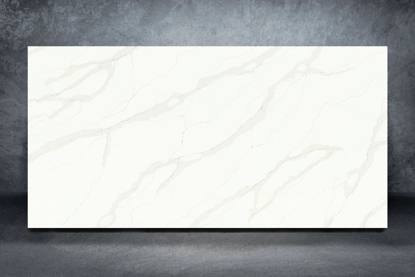 Calacatta Style Quartz Park Royal Calacatta style quartz slab for Park Royal worktop projects