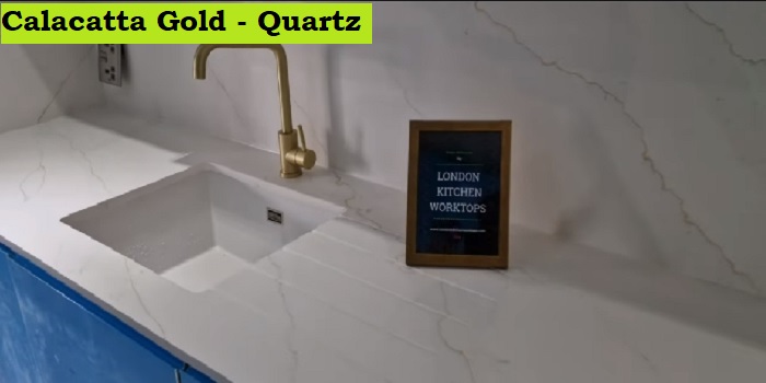 Calacatta Gold, worktop made from Quartz. Kitchen worktops fitting & installation in Hounslow London